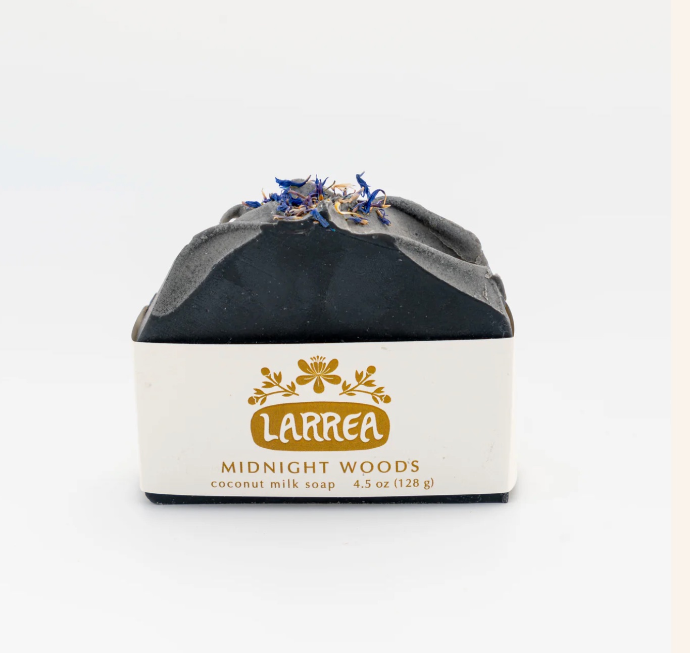Larrea Midnight Woods coconut milk soap made in Tucson Arizona